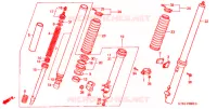 FOURCHE pour Honda XR 200 R de 2000