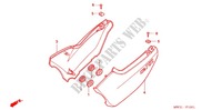 COUVERCLES LATERAUX (CB750F2N/T/1 CB750F4/5) pour Honda CB 750 RED de 1997