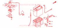 BATTERIE pour Honda CB 750 Driving School de 2008