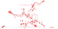 PEDALE pour Honda CB 750 Driving School de 2008