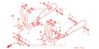 SILENCIEUX D'ECHAPPEMENT pour Honda CB 750 Driving School de 2008