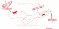 AUTOCOLLANTS pour Honda CB 900 F 919 de 2002