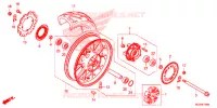 ROUE ARRIERE pour Honda CB 500 X de 2016