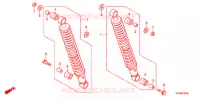 AMORTISSEUR ARRIERE pour Honda CB 110 Front drum brake de 2015