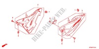 COUVERCLES LATERAUX (2) pour Honda CBF 125 STUNNER Front brake drum de 2009