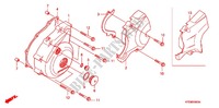 CARTER MOTEUR GAUCHE pour Honda CBF 125 M STUNNER Front brake disk de 2009