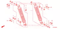 AMORTISSEUR ARRIERE pour Honda CBF 125 MC STUNNER Front brake disk de 2009