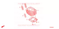 CYLINDRE pour Honda CBF 125 MC STUNNER Front brake disk de 2010