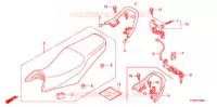 SELLE (1) pour Honda CBF 125 MC STUNNER Front brake disk de 2011