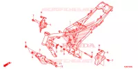 CADRE pour Honda CBF 160 UNICORN de 2017