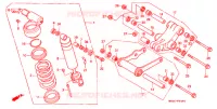 AMORTISSEUR ARRIERE pour Honda HURRICANE 1000 CBR de 1992