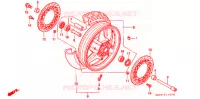 ROUE AVANT pour Honda CBR 1000 F de 1993