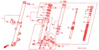 FOURCHE pour Honda CBR 1000 F de 1993
