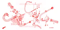LEVIER DE GUIDON   CABLE   COMMODO pour Honda CBR 1000 RR ABS BLACK de 2009