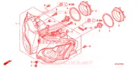 PHARE pour Honda CBR 1000 RR ABS BLACK de 2009
