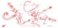 LEVIER DE GUIDON   CABLE   COMMODO pour Honda CBR 1000 RR HURRICANE ABS de 2011