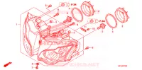 PHARE pour Honda CBR 1000 RR HURRICANE ABS RED de 2011