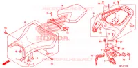 SELLE pour Honda CBR 1000 RR HURRICANE ABS RED de 2011