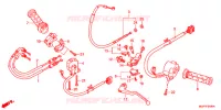 LEVIER DE GUIDON   CABLE   COMMODO pour Honda CBR 1000 RR ABS WHITE de 2013