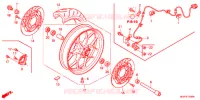 ROUE AVANT pour Honda CBR 1000 RR ABS BLACK de 2014