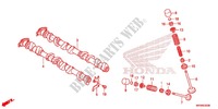 ARBRE A CAMES   SOUPAPE pour Honda CBR 1000 RR CABS RED de 2015