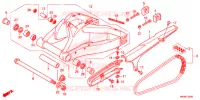 BRAS OSCILLANT pour Honda CBR 1000 ABS MATT BLACK de 2016