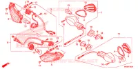 CLIGNOTANT pour Honda CBR 1000 ABS MATT BLACK de 2016