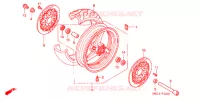 ROUE AVANT pour Honda CBR 1000 RR de 2007