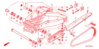 BRAS OSCILLANT pour Honda CBR 1000 RR FIREBLADE VICTORY RED de 2009