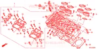 CULASSE pour Honda CBR 1000 RR FIREBLADE VICTORY RED de 2009