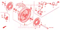 ROUE AVANT pour Honda CBR 1000 RR FIREBLADE VICTORY RED de 2009