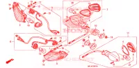 CLIGNOTANT (2) pour Honda CBR 1000 RR FIREBLADE de 2009