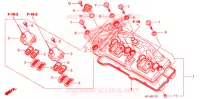 COUVRE CULASSE pour Honda CBR 1000 RR FIREBLADE de 2010