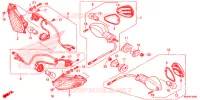 CLIGNOTANT pour Honda CBR 1000 RR REPSOL de 2013