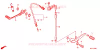 PEDALE pour Honda CBR 1000 RR BLACK de 2013