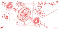 ROUE AVANT pour Honda CBR 1000 RR BLACK de 2013