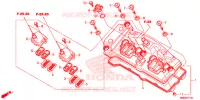 COUVRE CULASSE pour Honda CBR 1000 RR TRICOLOR de 2015