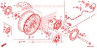 ROUE ARRIERE pour Honda CBR 1000 RR TRICOLOR de 2015