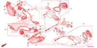 CLIGNOTANT pour Honda CBR 1000 MAT BLACK de 2016