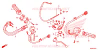 LEVIER DE GUIDON   CABLE   COMMODO pour Honda CBR 1000 MAT BLACK de 2016