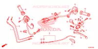 LEVIER DE GUIDON   CABLE   COMMODO pour Honda CBR 300 ABS MATT BLACK de 2015