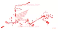 PEDALE pour Honda CBR 300 ABS de 2016