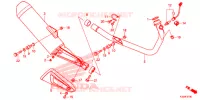 SILENCIEUX D'ECHAPPEMENT pour Honda CBR 300 ABS de 2016