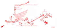 PEDALE pour Honda CBR 300 ABS de 2016