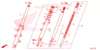 FOURCHE pour Honda CBR 300 R de 2016