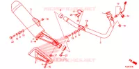 SILENCIEUX D'ECHAPPEMENT pour Honda CBR 300 R de 2016