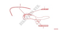 AUTOCOLLANTS pour Honda CB 1100 ABS BLACK STYLE J de 2014