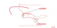 AUTOCOLLANTS pour Honda CB 1100 ABS BLACK STYLE J de 2014