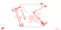 BEQUILLE pour Honda CBR 500 R ABS de 2015