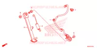 BEQUILLE pour Honda CBR 500 R de 2013